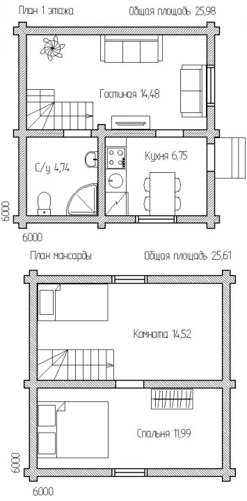 план строительства деревянного дома